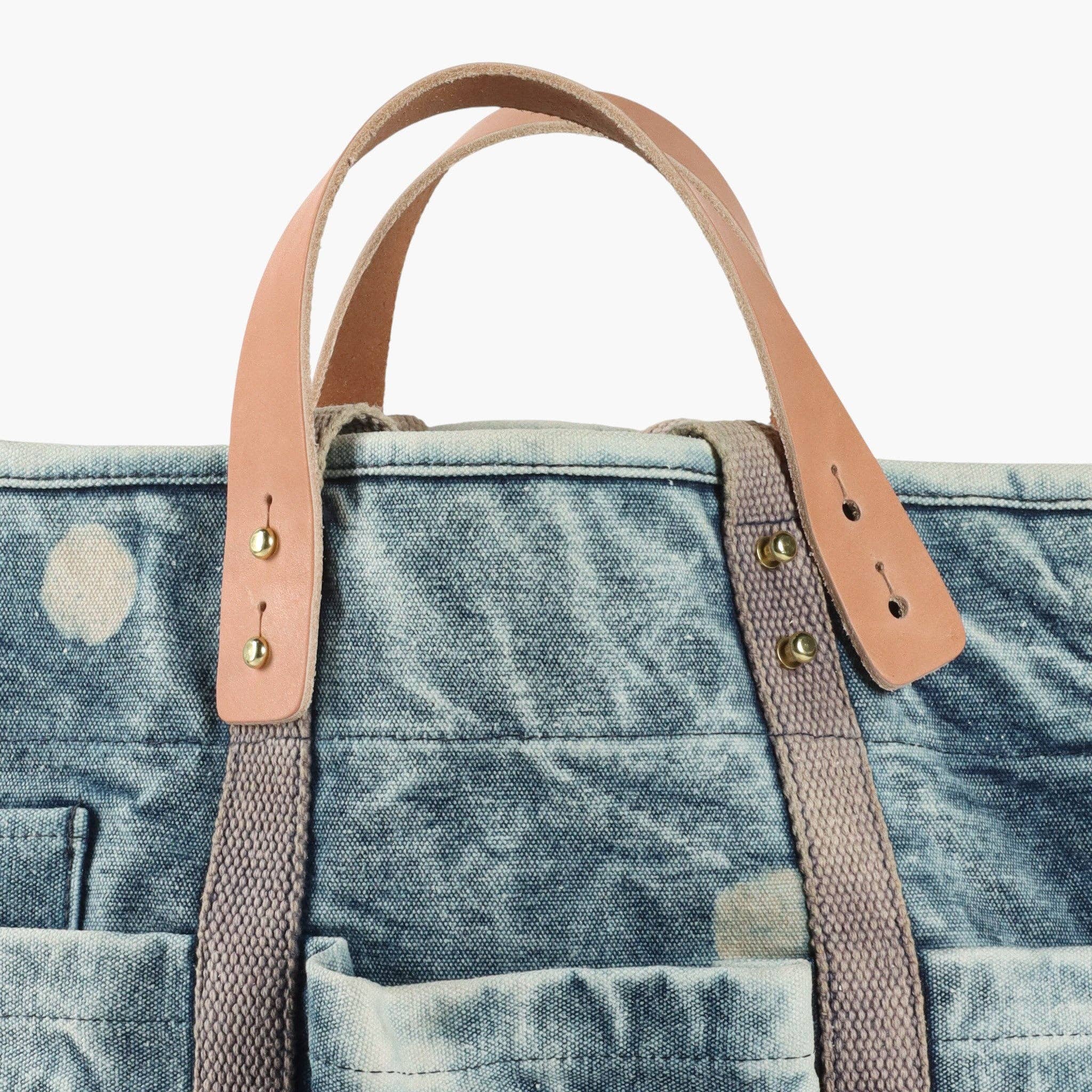 Construction Tote Denim Moon