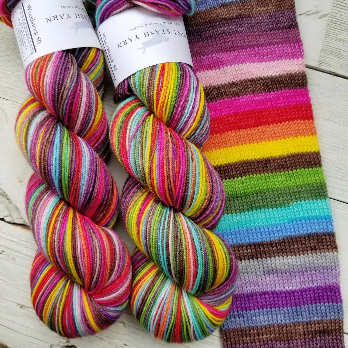 Must Stash Perfect Must Match Sock - Self Striping Yarn