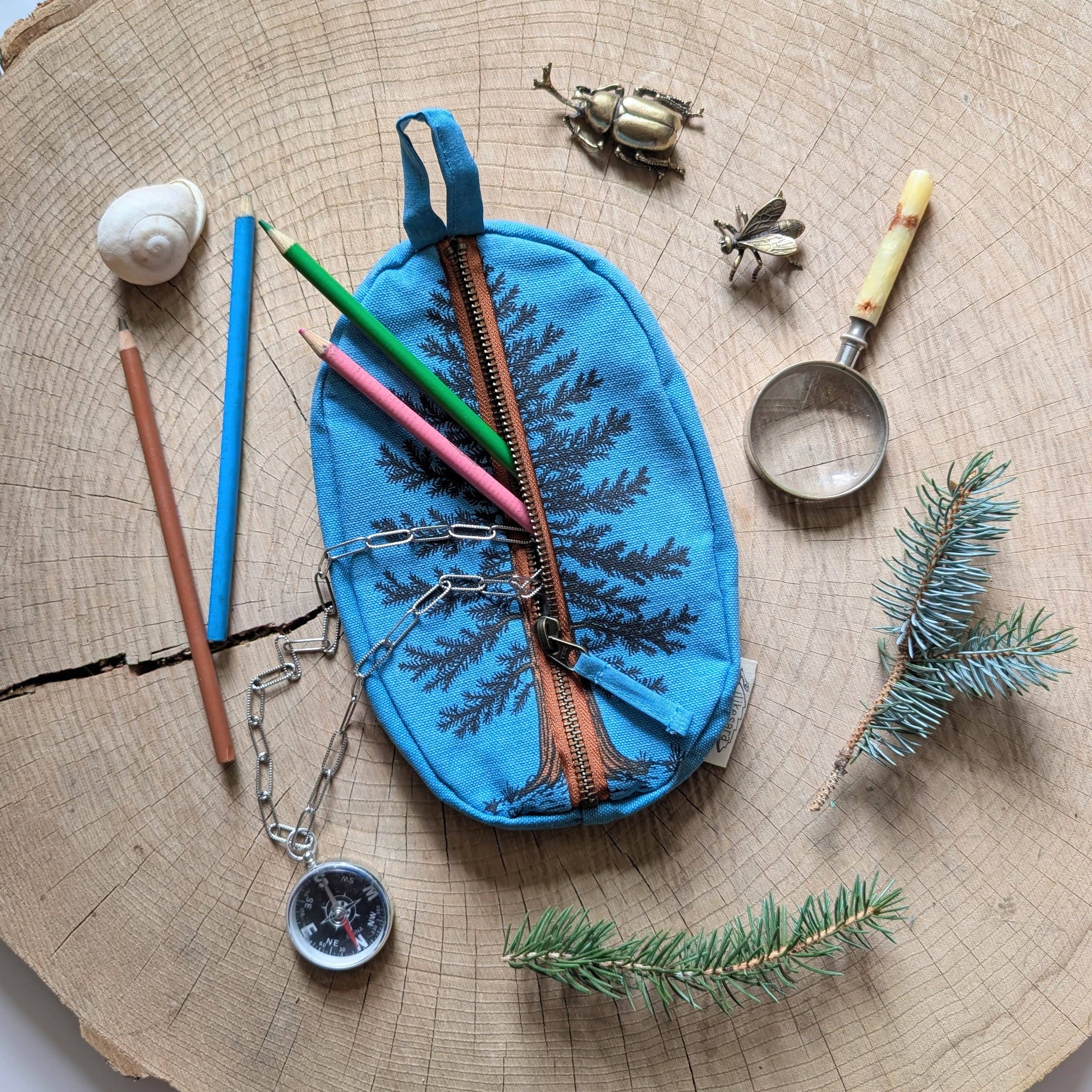 Pine Zippered Notions Pouch