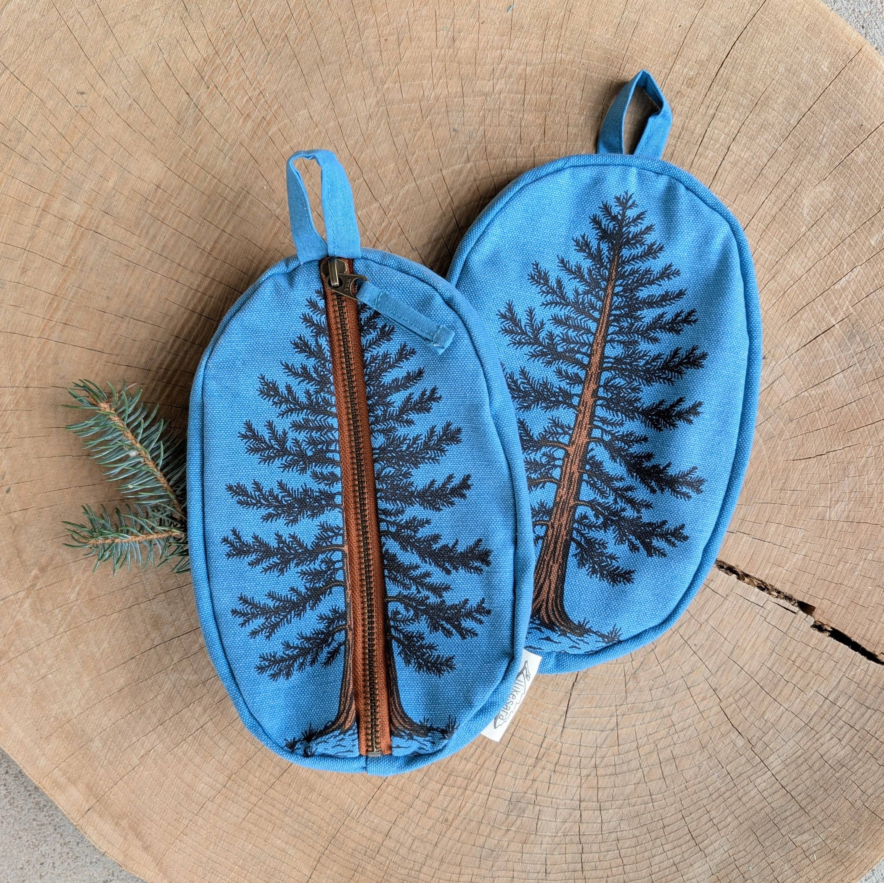 Pine Zippered Notions Pouch