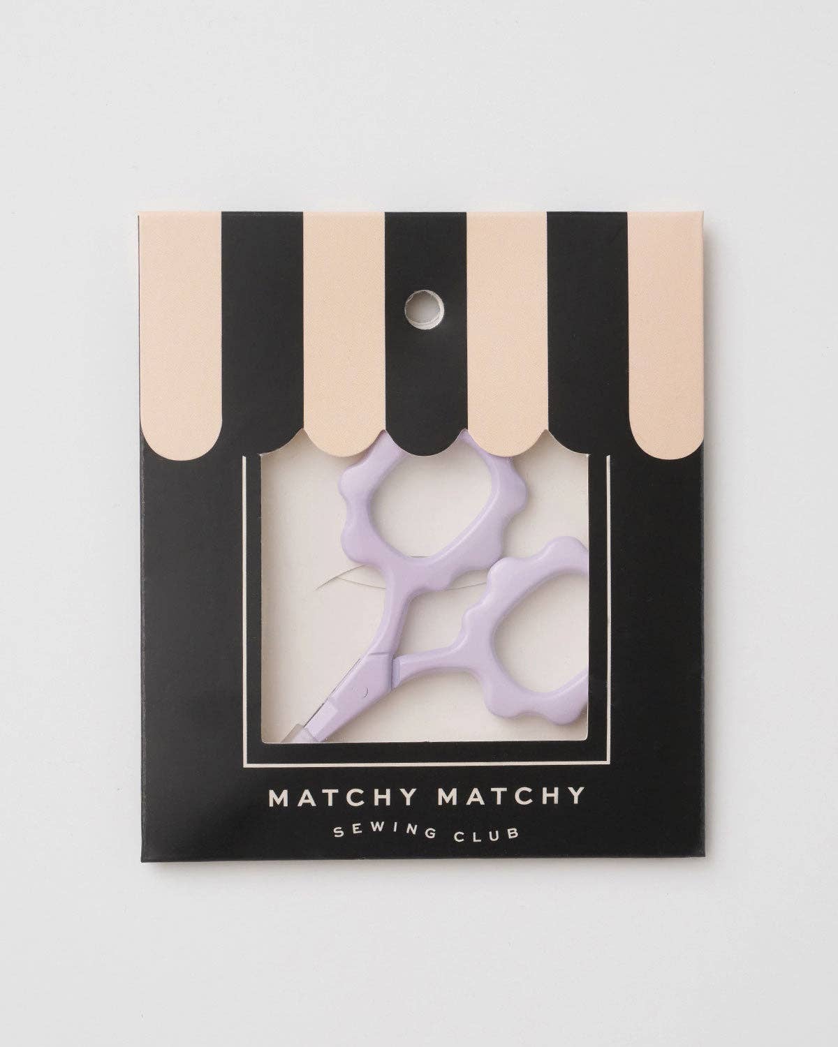 Lavender Scallop Handle Scissors