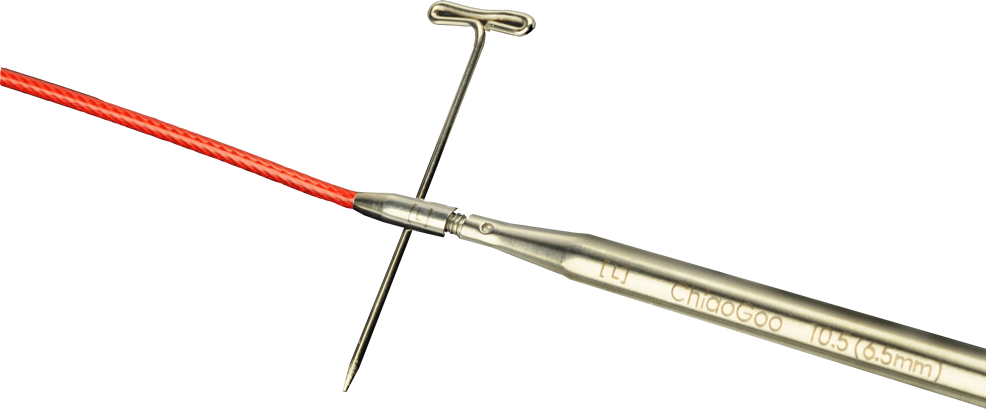 ChiaoGoo 5" TWIST Red Lace Interchangeable Needle Tips