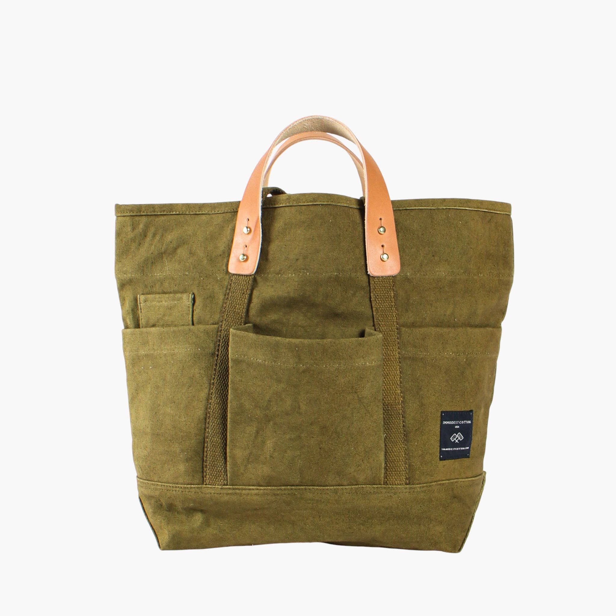 Construction Tote Olive – Coast to Coast Yarn Co