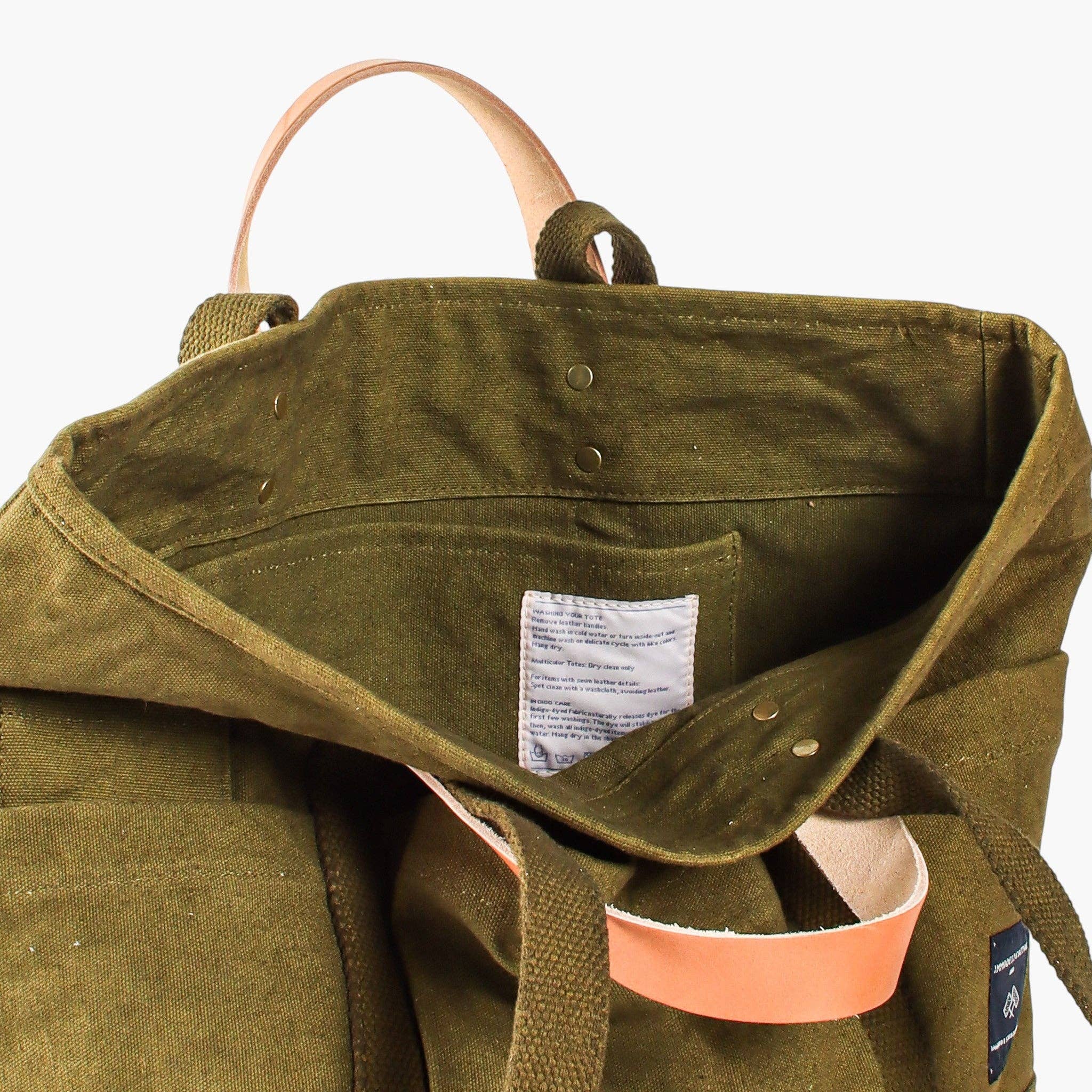 Construction Tote Olive