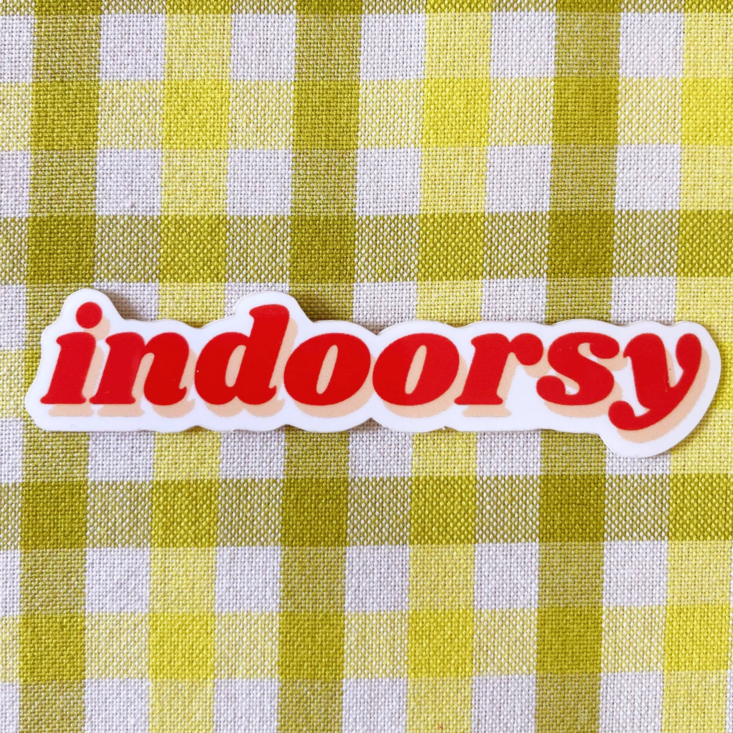 Indoorsy Vinyl Sticker