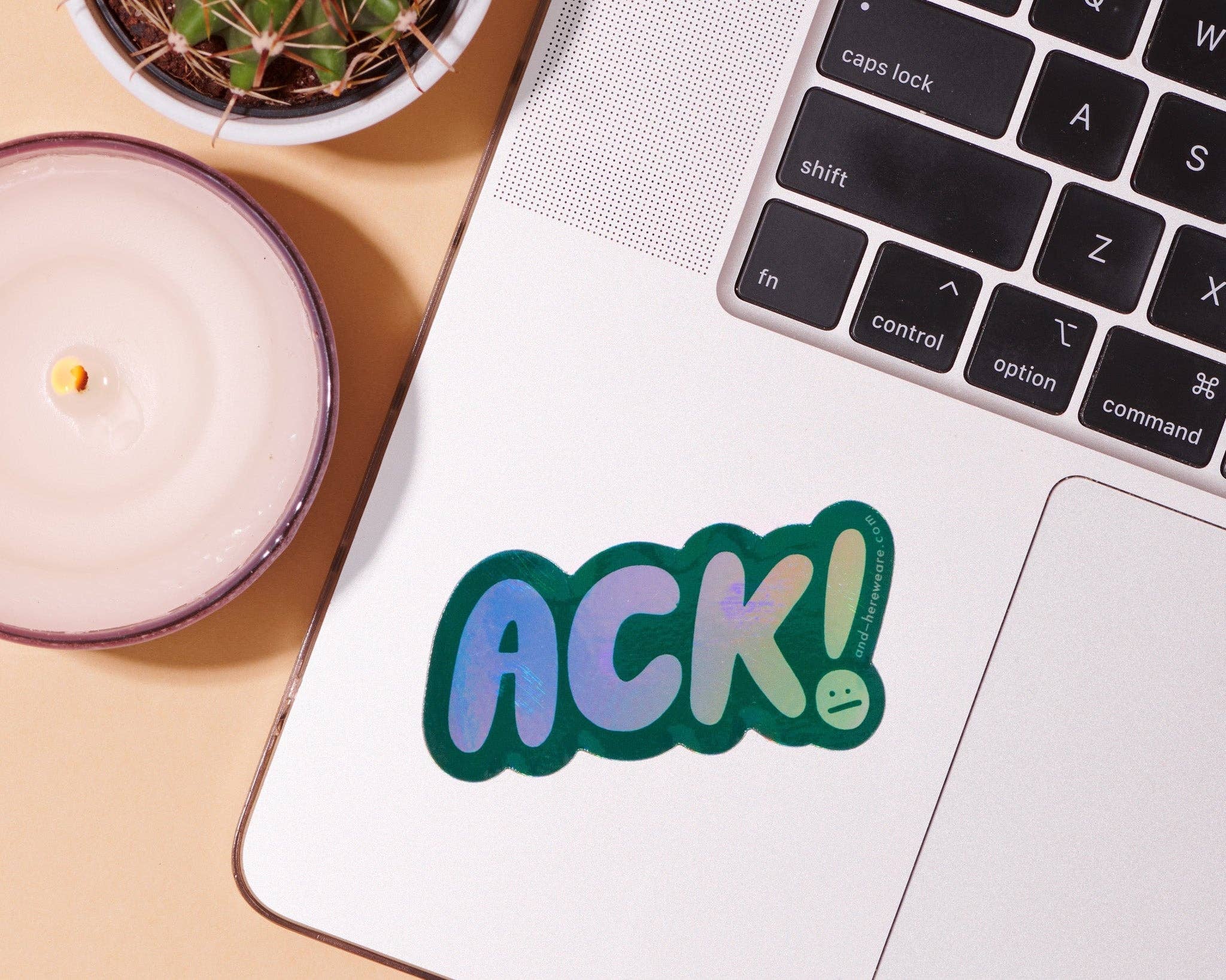 Ack! Vinyl Sticker