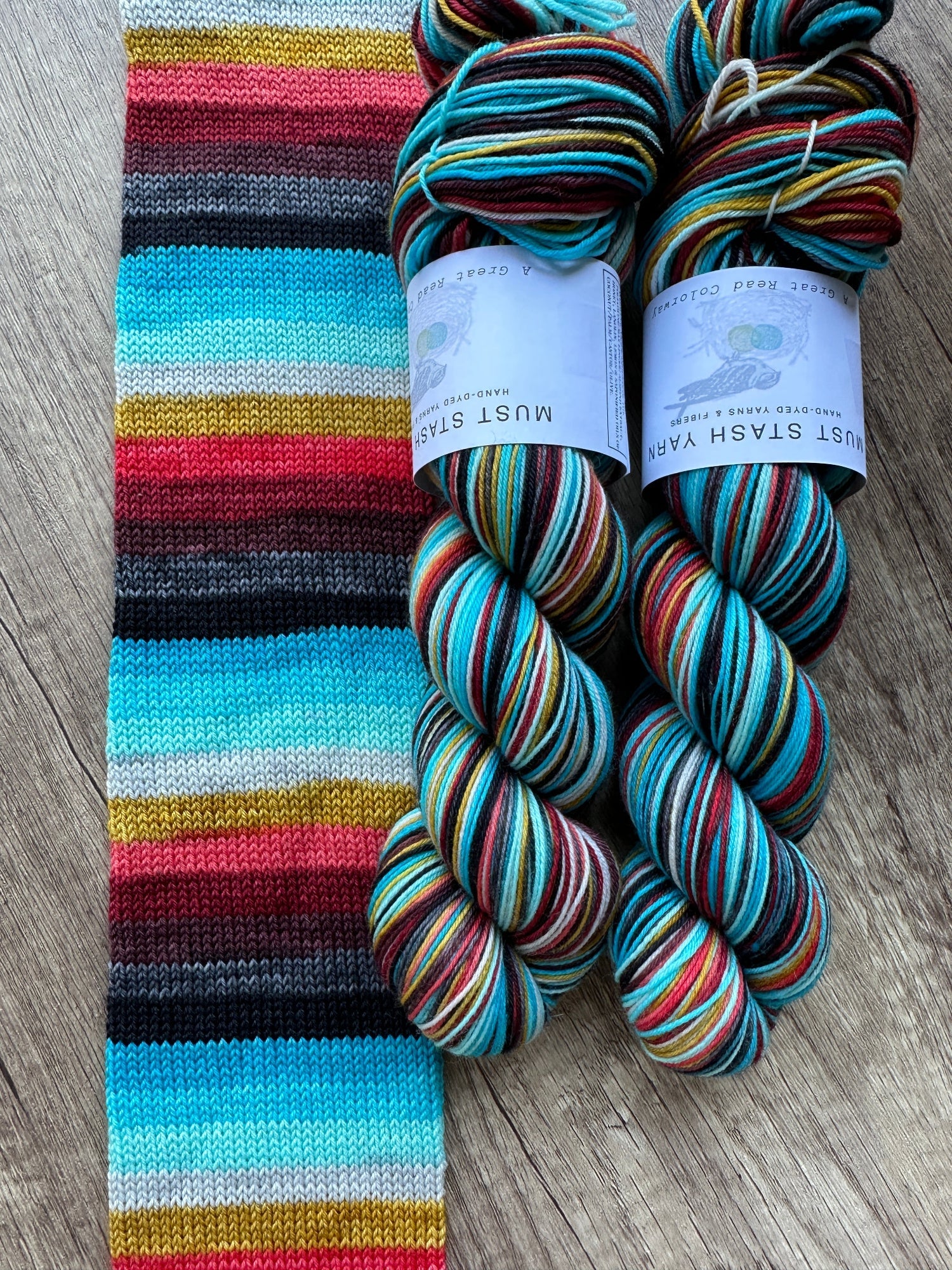 Must Stash Perfect Must Match Sock - Self Striping Yarn