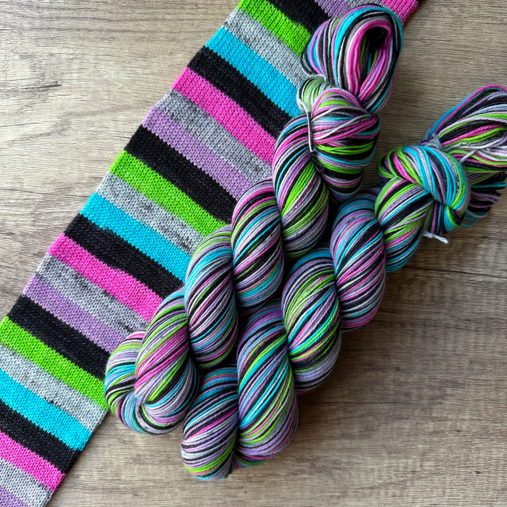 Must Stash Perfect Must Match Sock - Self Striping Yarn