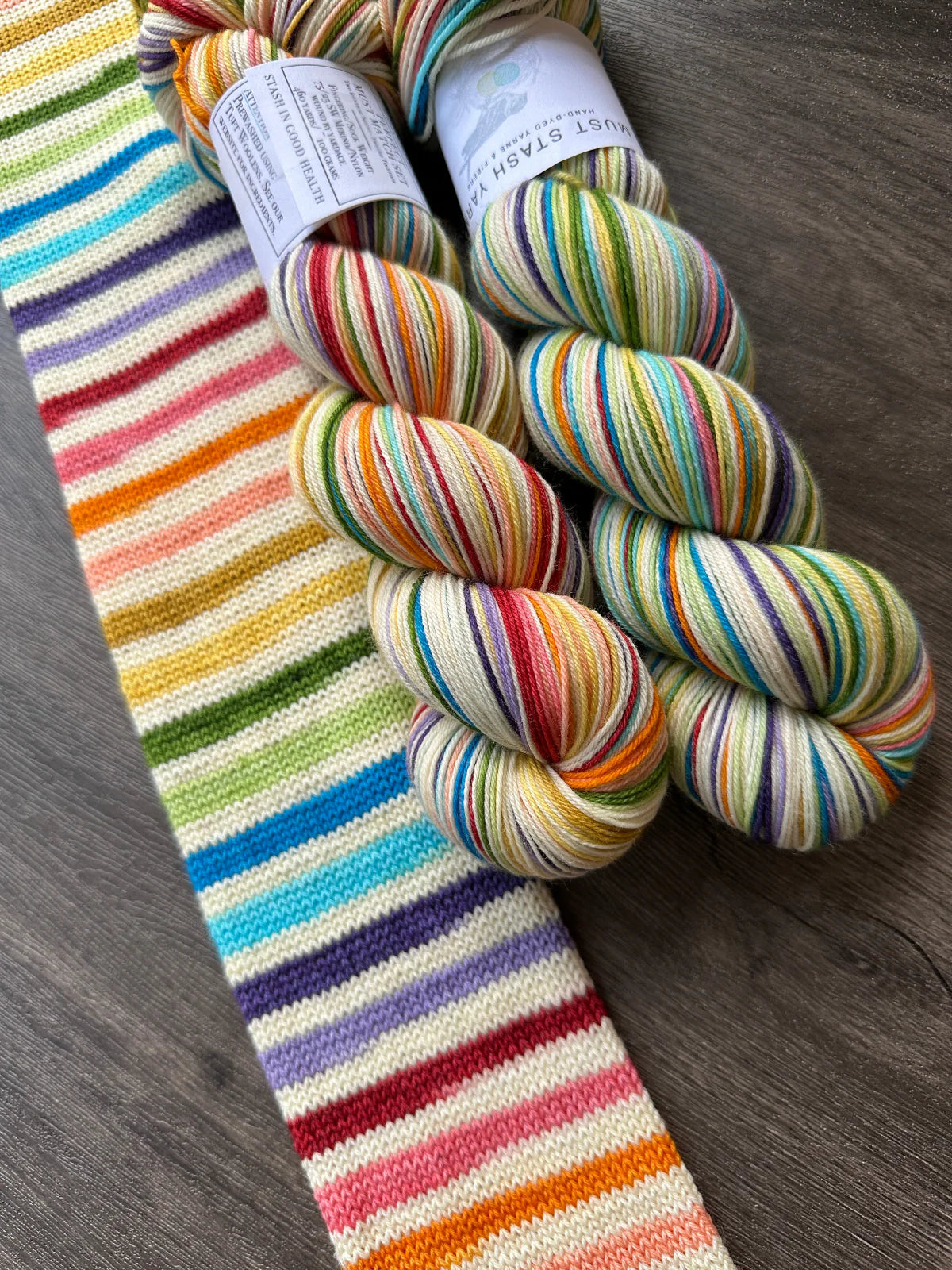 Must Stash Perfect Must Match Sock - Self Striping Yarn