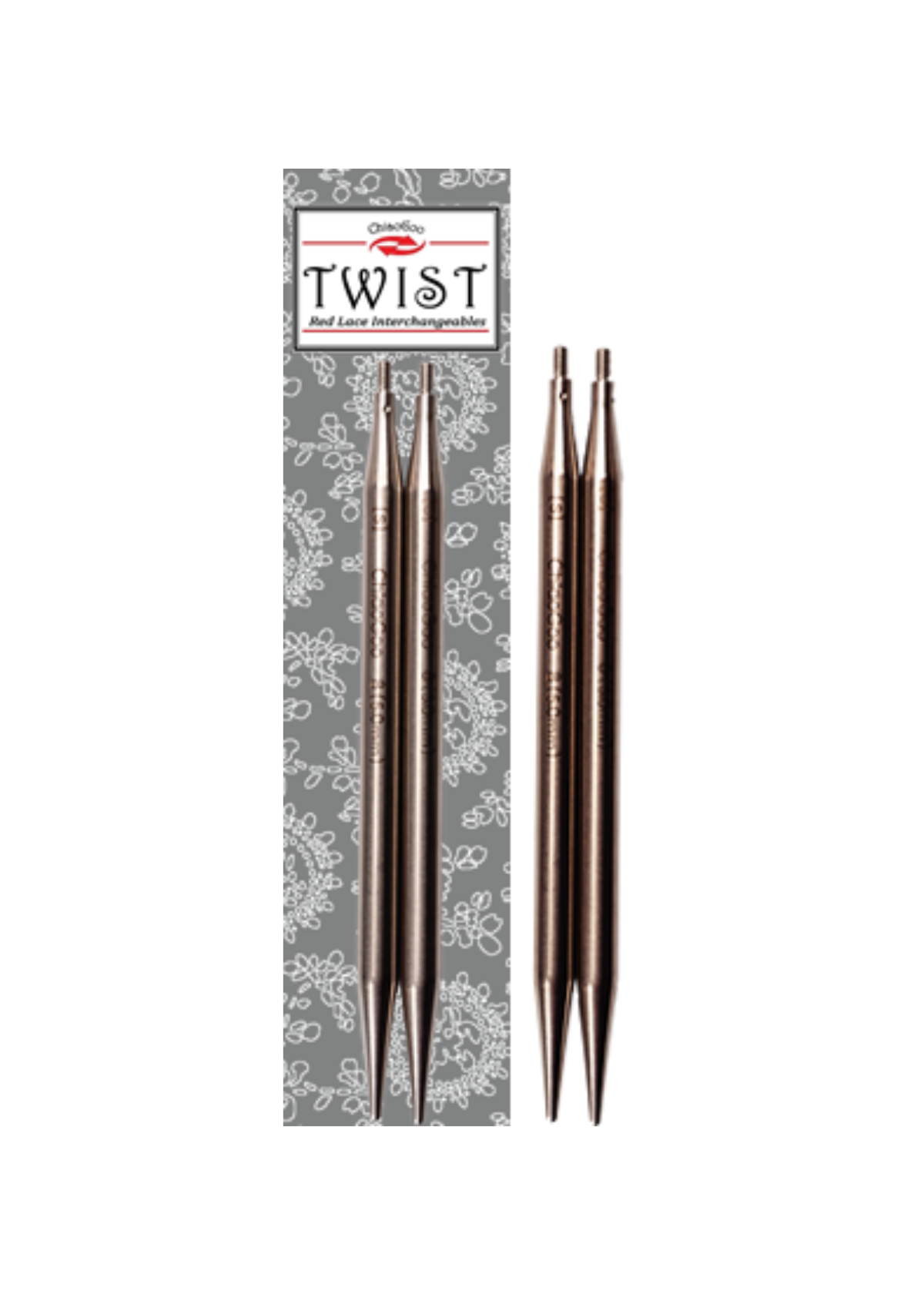 ChiaoGoo 5" TWIST Red Lace Interchangeable Needle Tips