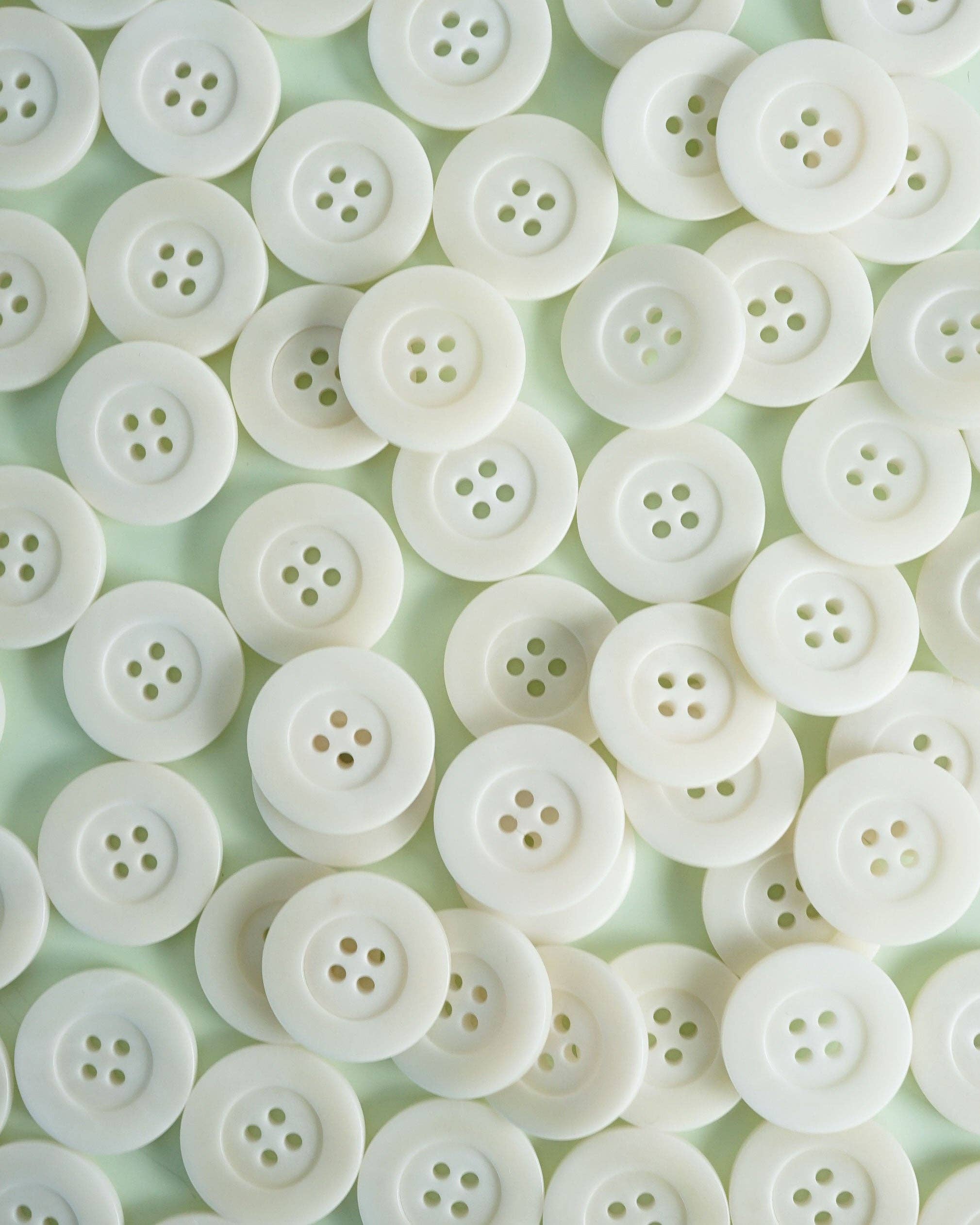Milk Corozo Nut Buttons - 1"
