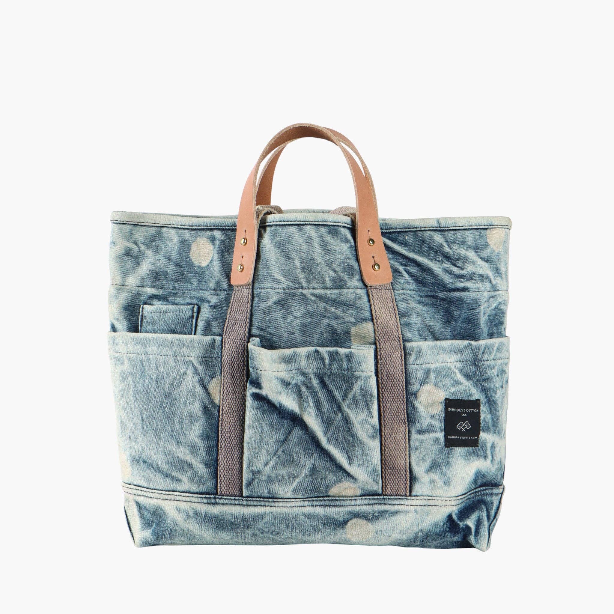 Construction Tote Denim Moon