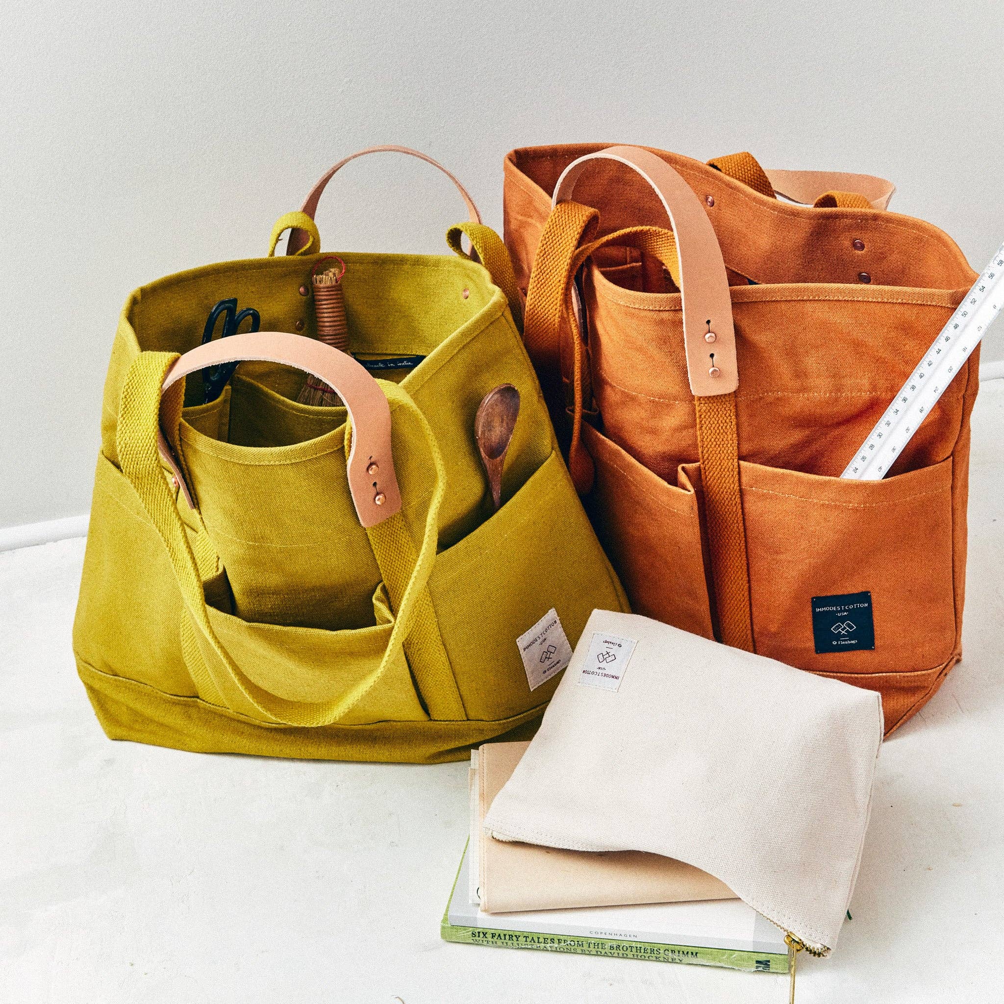 Construction Tote Chartreuse