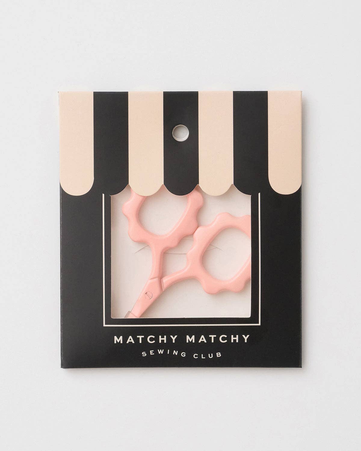 Pink Scallop Handle Scissors