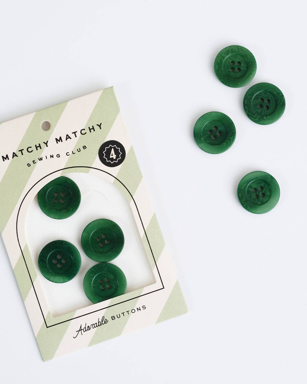 Juniper Corozo Nut Buttons - 1"