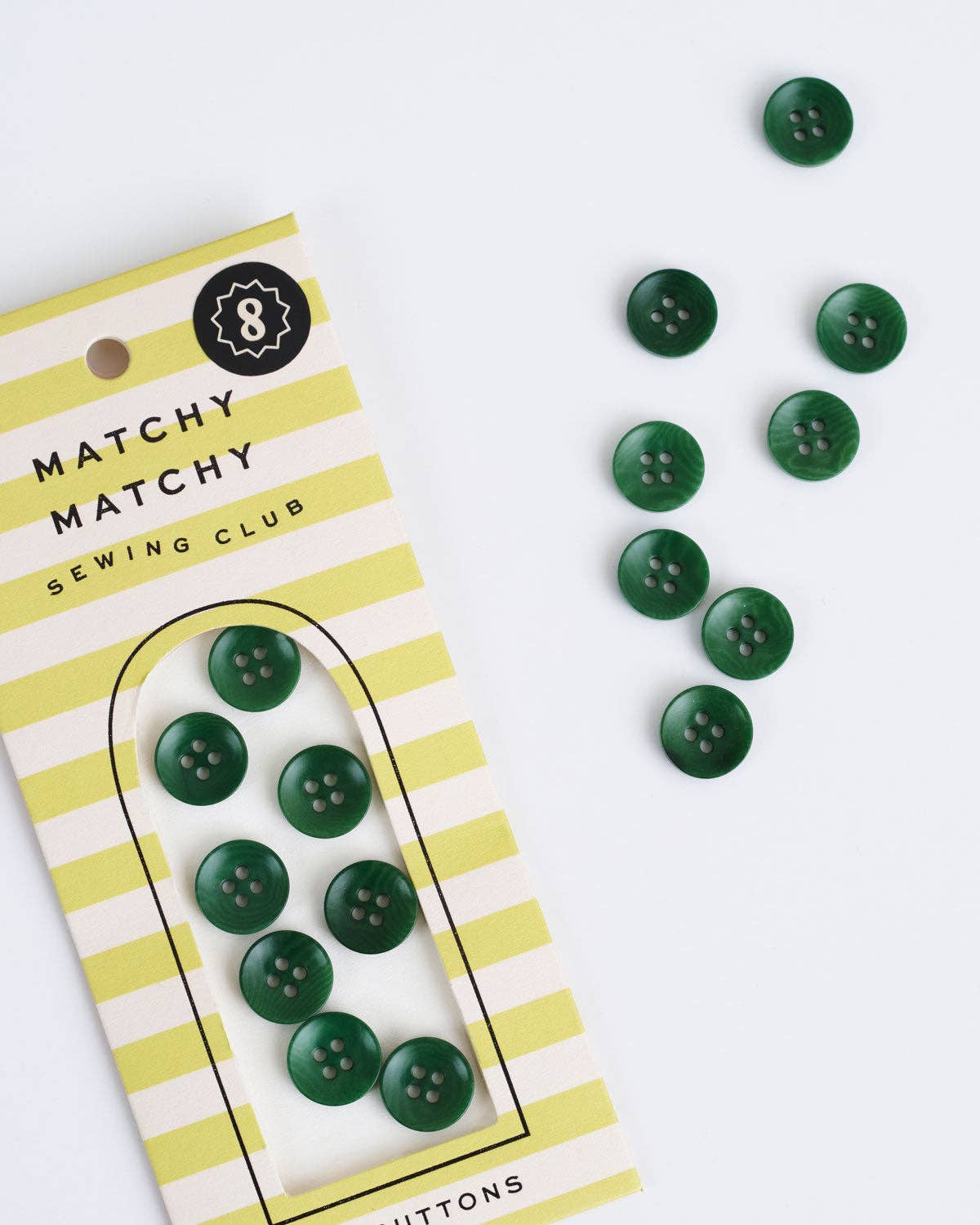 Juniper Corozo Nut Buttons - 1/2"
