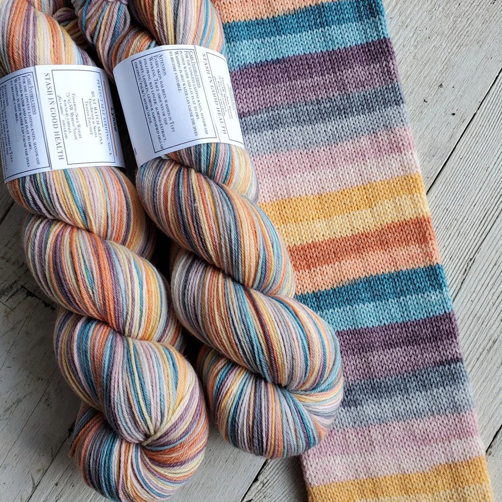 Must Stash Perfect Must Match Sock - Self Striping Yarn