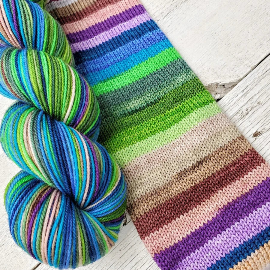 Must Stash Perfect Must Match Sock - Self Striping Yarn